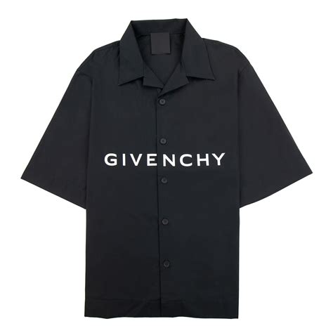 GIVENCHY boxy fit Hawaiian shirt in poplin 